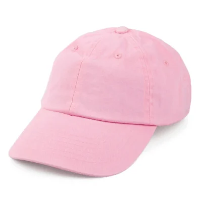 Washed Cotton Baseball Cap - Pastel Pink