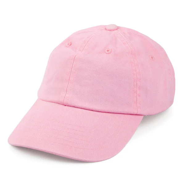 B3 Washed Cotton Baseball Cap - Pastel Pink