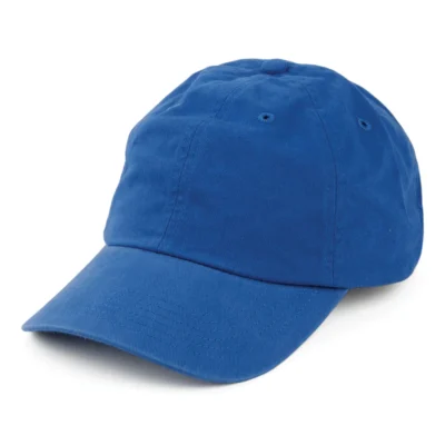 Washed Cotton Baseball Cap - Cobalt Blue