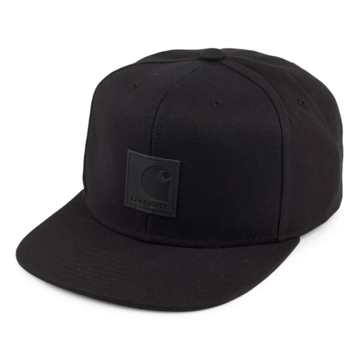 S1 Carhartt Logo Snapback Cap - Black