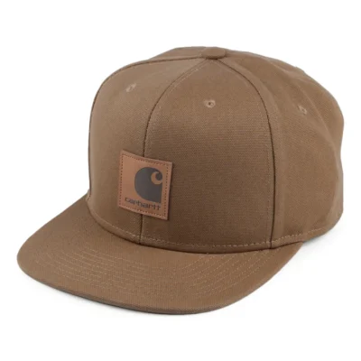 Carhartt Logo Snapback Cap - Brown