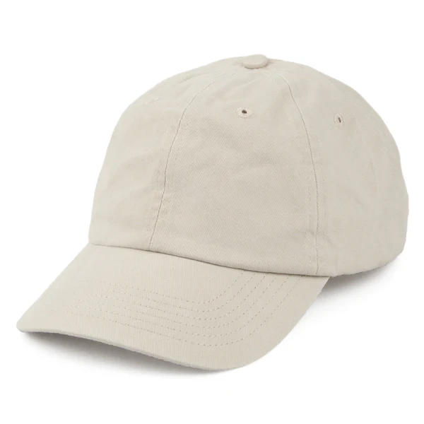 B1 Washed Cotton Baseball Cap - Beige