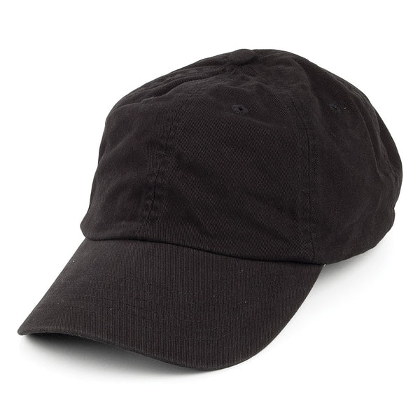 B2 Washed Cotton Baseball Cap - Black
